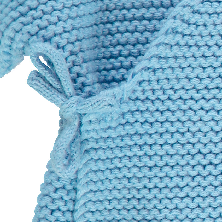 Πλεκτό ζακετάκι για νεογέννητα με ραμμένη ετικέτα 