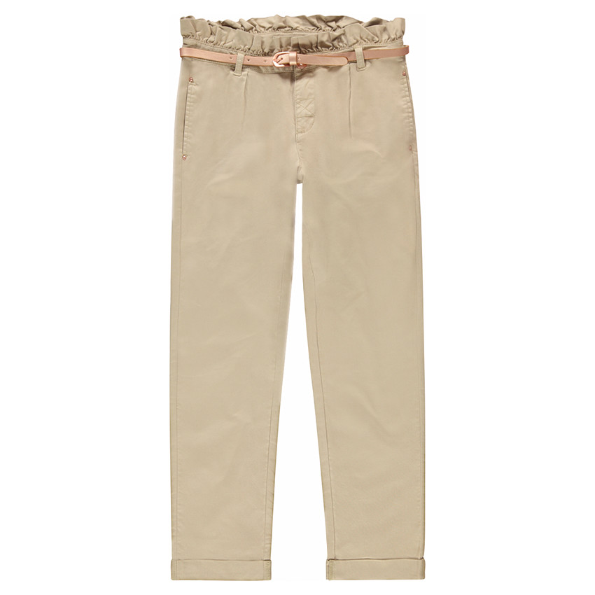 Παντελόνι από τουίλ με αφαιρούμενη μεταλλιζέ ζώνη 