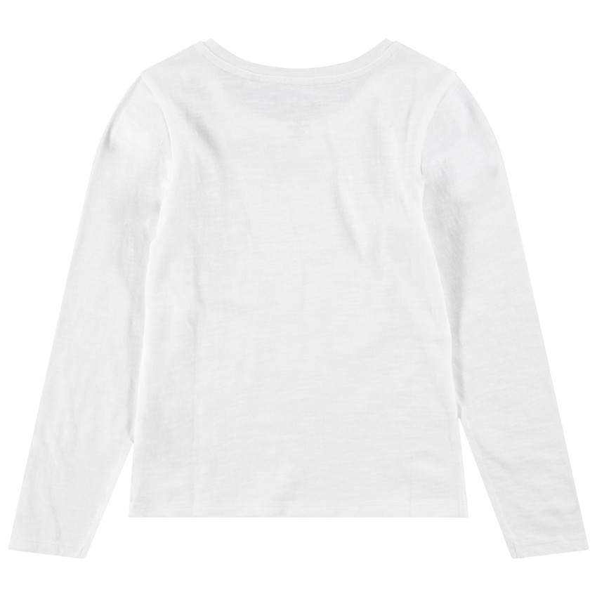 Μακρυμάνικη ζέρσεϊ μπλούζα με τυπωμένο μήνυμα 