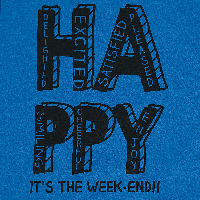 Μακρυμάνικη μπλούζα από ζέρσεϊ με διακοσμητική στάμπα 