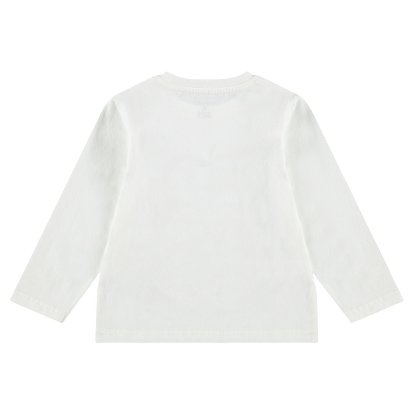 Μακρυμάνικη μπλούζα ζέρσεϊ με μοτίβο και «μαγικές πούλιες» 