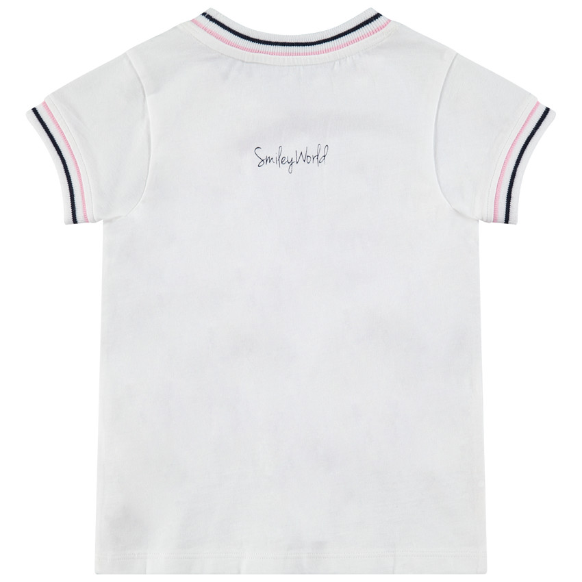 Κοντομάνικη μπλούζα με μοτίβα ©Smiley από «μαγικές» πούλιες 