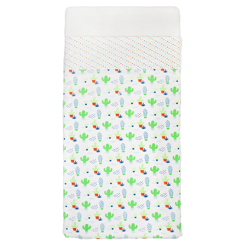 Παπλωματοθήκη και μαξιλαροθήκη με μοτίβο κάκτους 