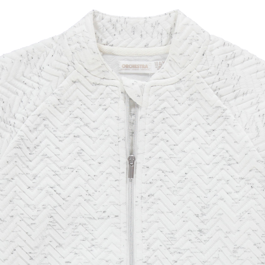 Παιδικά - Φανελένια ζακέτα με μελανζέ όψη 