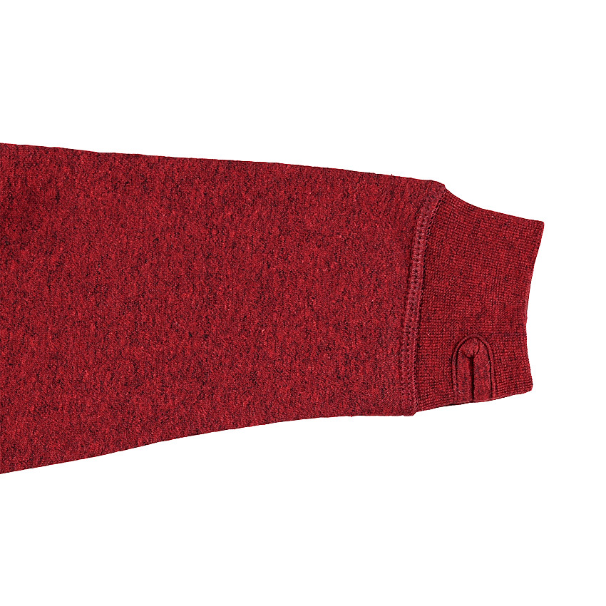 Ζακέτα από φανέλα με λοξό φερμουάρ και τσέπες με φερμουάρ 