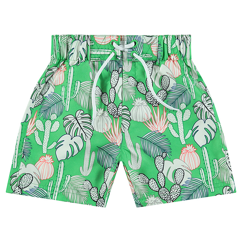 Μαγιό-βερμούδα με διάσπαρτο φλοράλ 