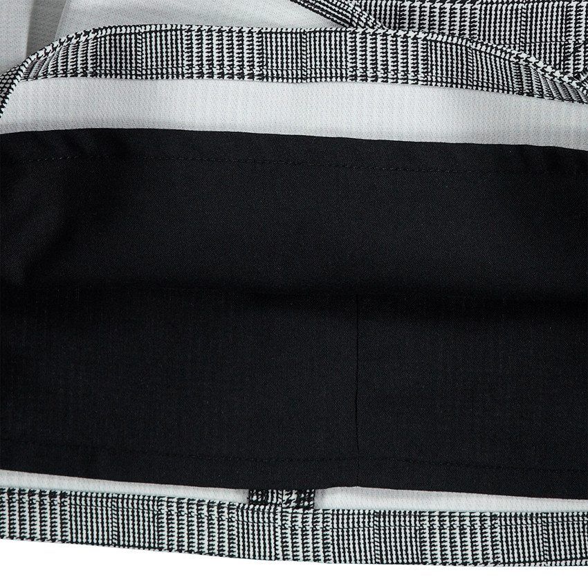 Παιδικά - Κοντή καρό φούστα πρενς-ντε-γκαλ με βολάν 