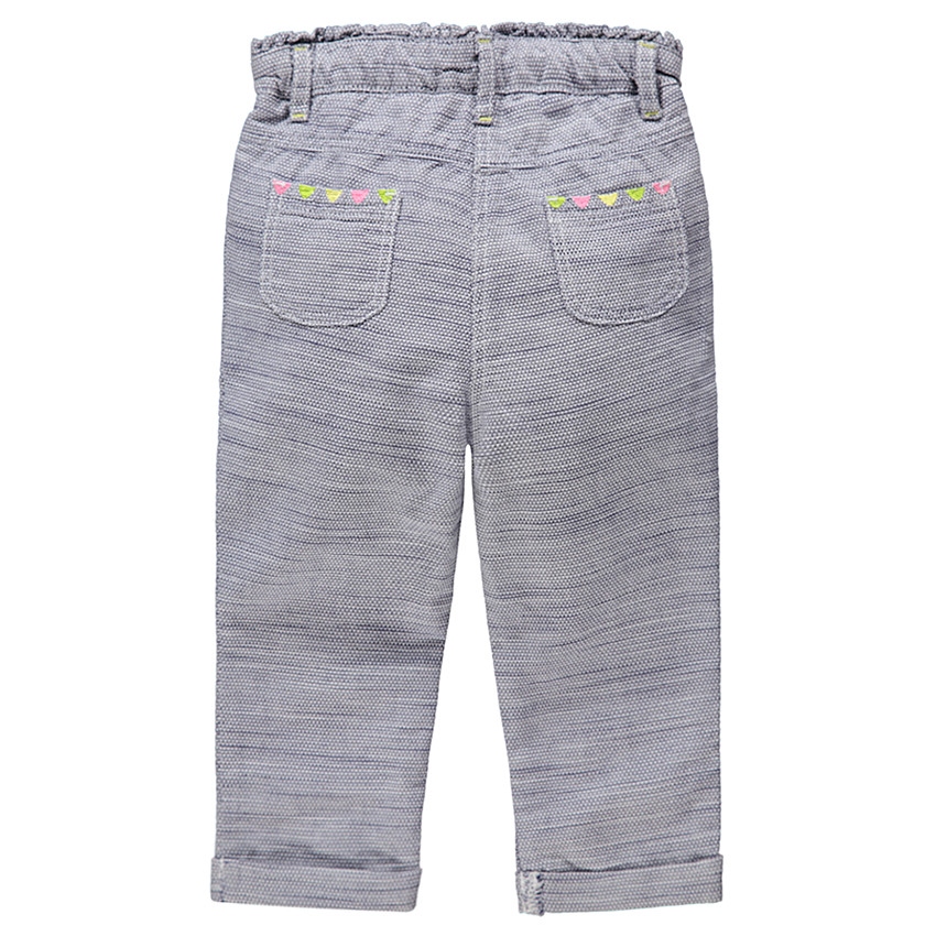 Βαμβακερό σορτσάκι με χρωματιστά κεντήματα 