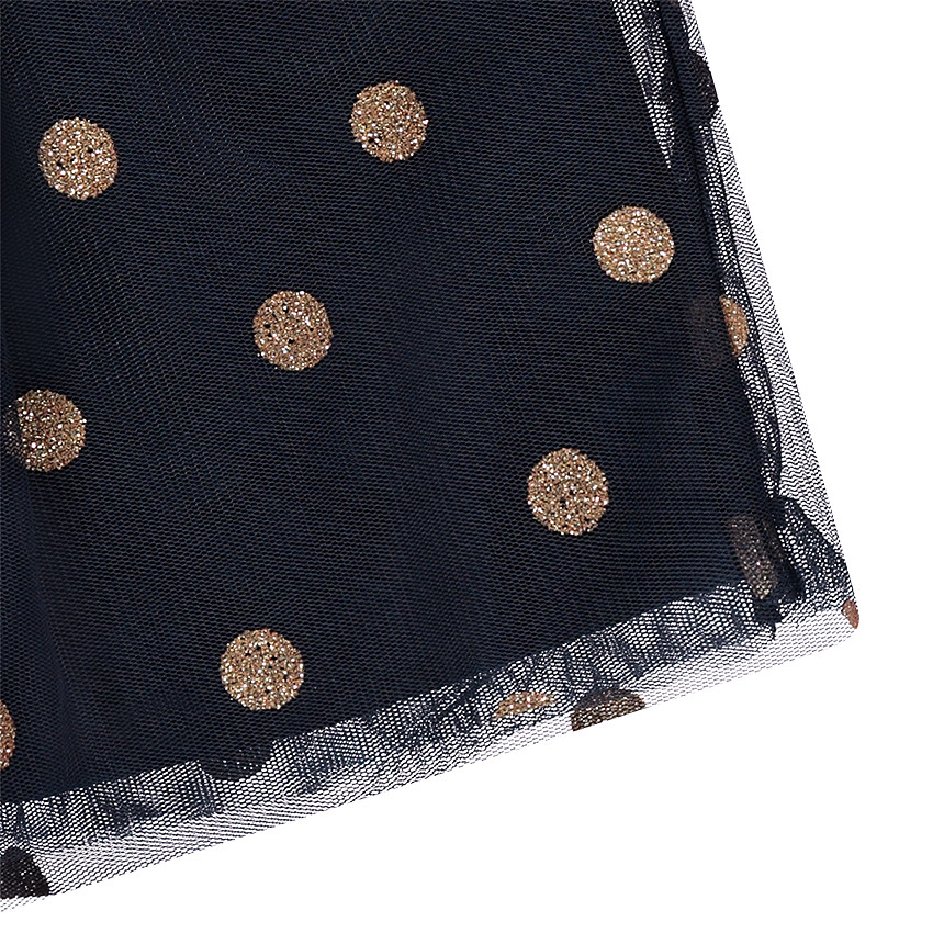 Κοντομάνικο φόρεμα από δύο υλικά 