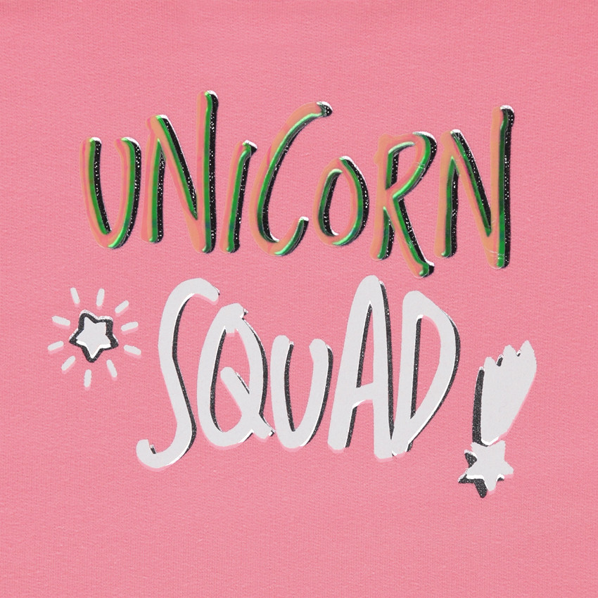 Φούτερ από φανέλα με φρουφρού στα μανίκια 