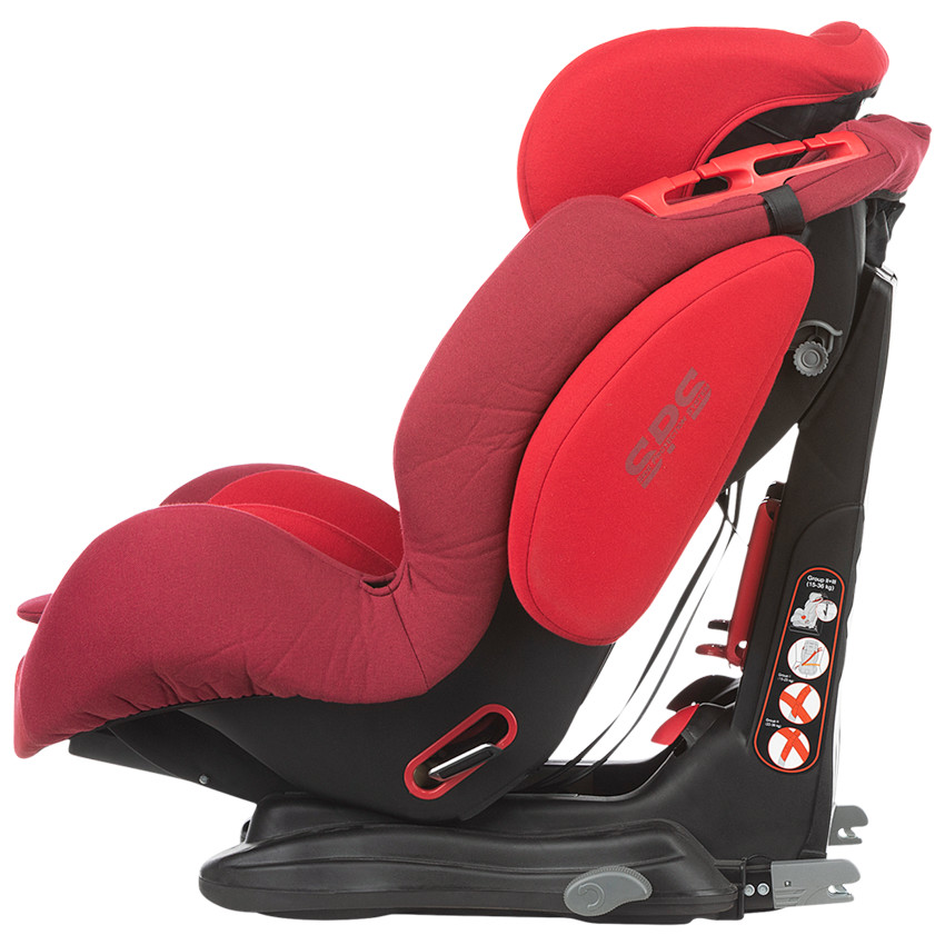 Siège-auto isofix Pepper groupe 1/2/3 - Rouge 