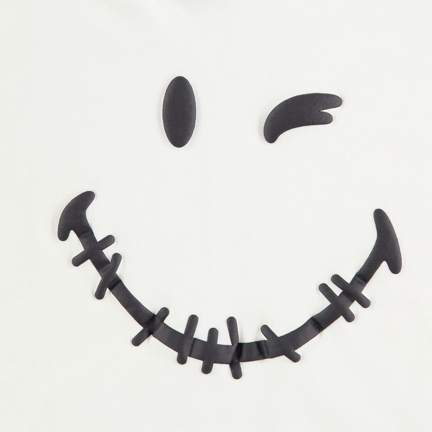 Παιδικά - Μακρυμάνικη μπλούζα με κουκούλα και στάμπα ©Smiley 