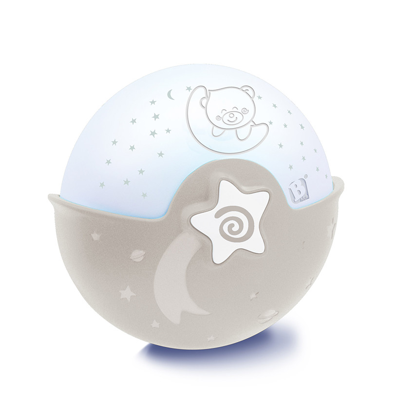   Λάμπα νυκτός Soothing Light + προβολέα  - Γκρί   