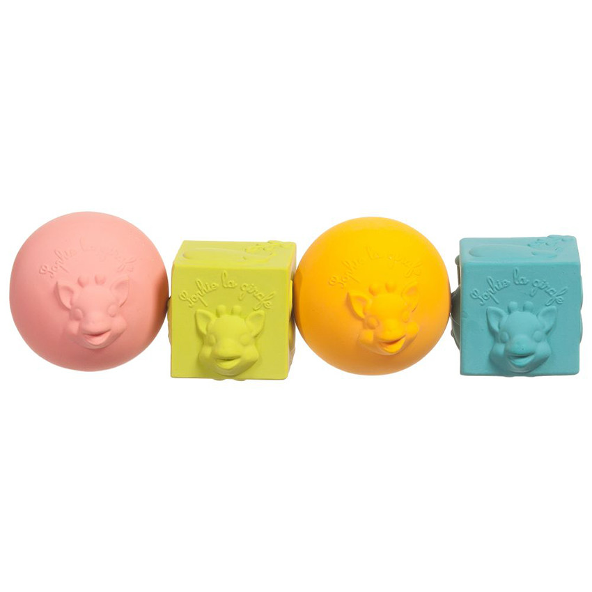 Jeu de formes Sophie la Girafe 2 cubes/2 balles 