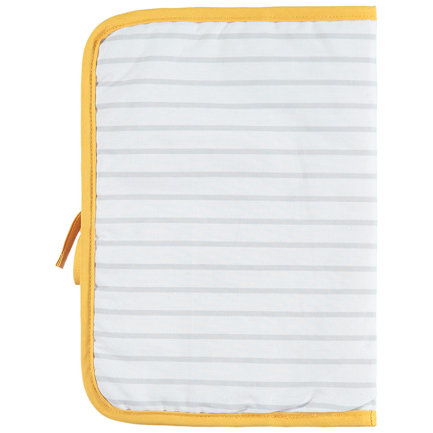 Προστατευτικό κάλυμμα βιβλιαρίου υγείας με ρίγες που δένει με κορδονάκια 