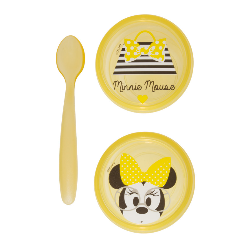 Σετ φαγητού 2 μπολ και κουτάλι Minnie  