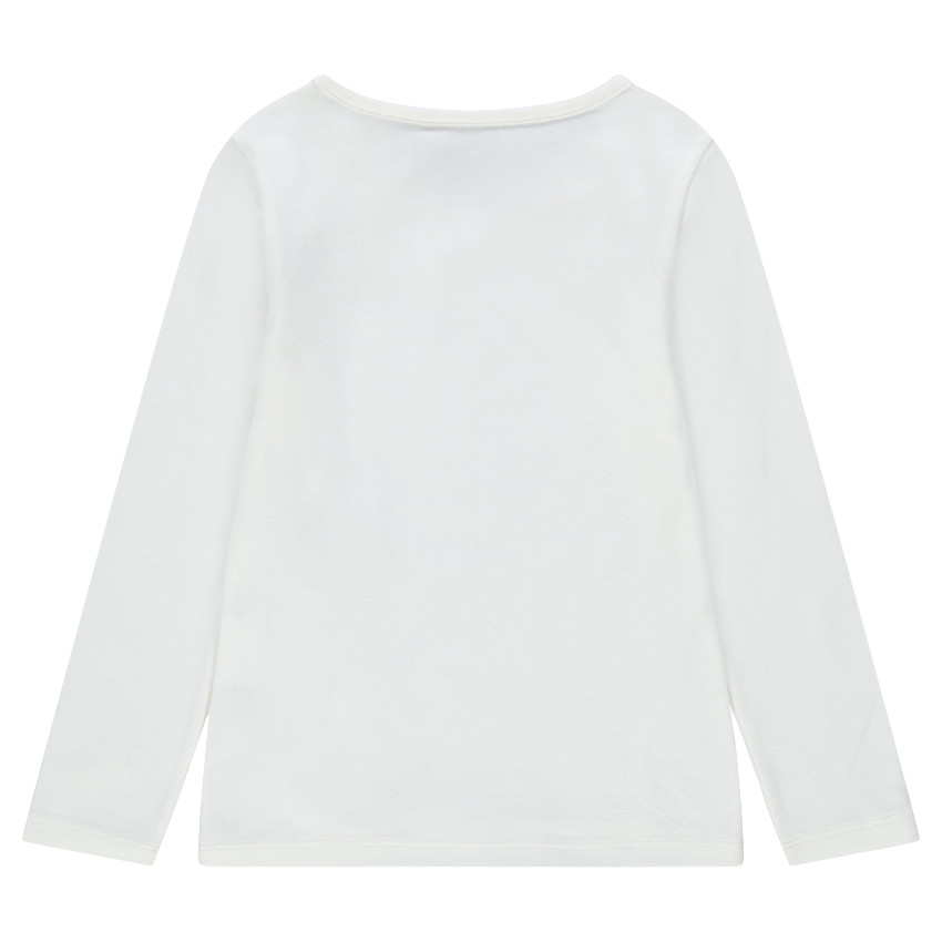 Μακρυμάνικη μπλούζα από ζέρσεϊ με τυπωμένο διακοσμητικό μοτίβο 