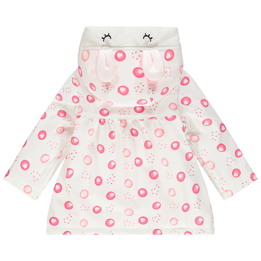 Αδιάβροχο παρκά με εμπριμέ μοτίβο και επένδυση από sherpa 