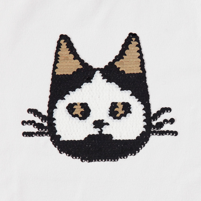 Μακρυμάνικη ζέρσεϊ μπλούζα με μοτίβο από «μαγικές πούλιες» 