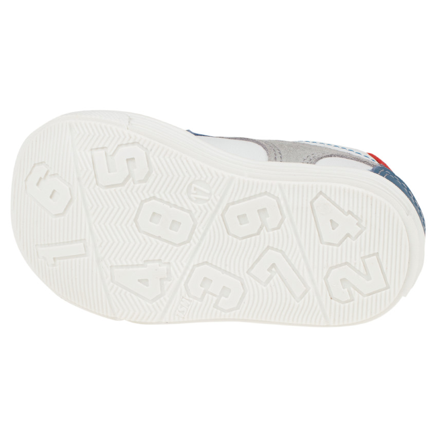 Bottillons à lacet en cuir avec empiècements contrastés 