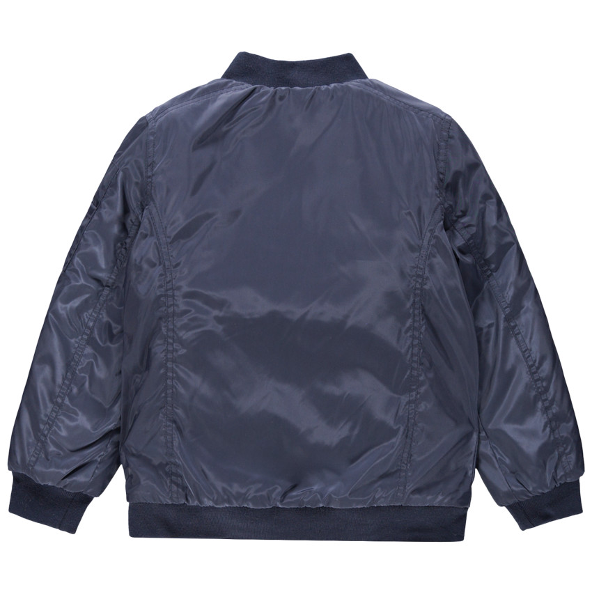 Τζάκετ σε στιλ bomber με σήματα και γράμμα πετσετέ 