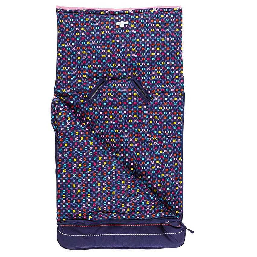 Nid d'ange en popeline doublé jersey avec print et broderies  