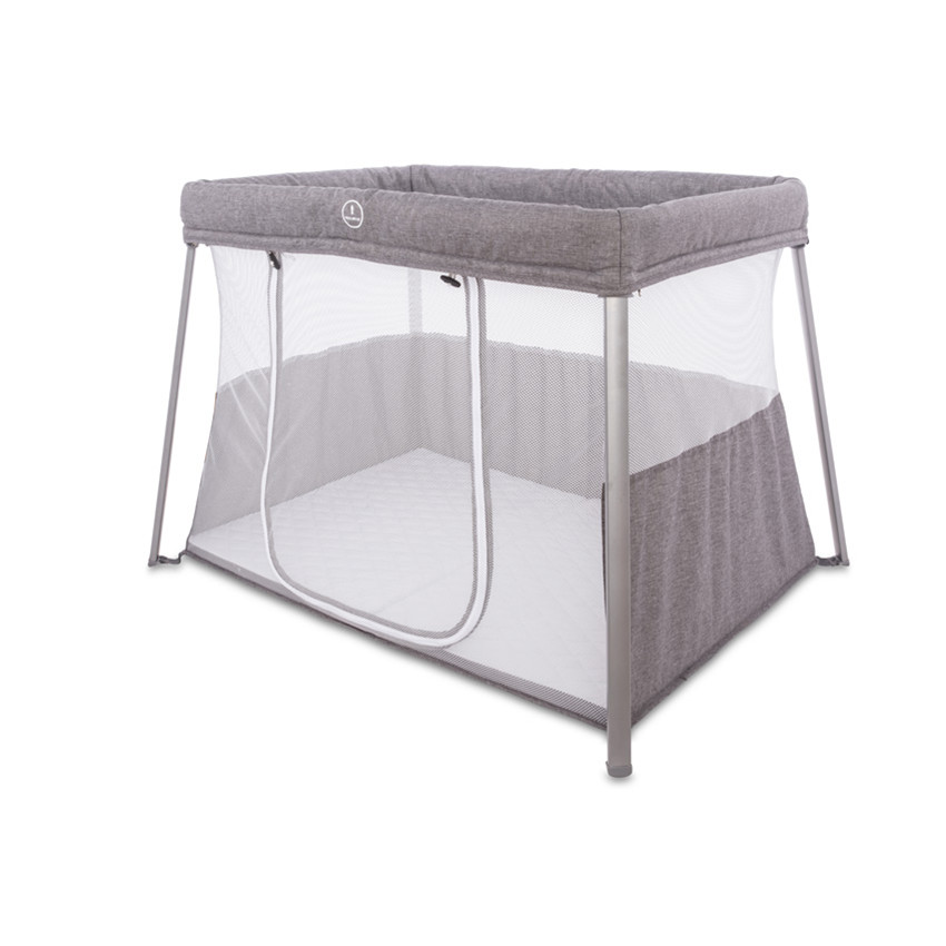 Παρκοκρέβατο easydodo gris et blanc 