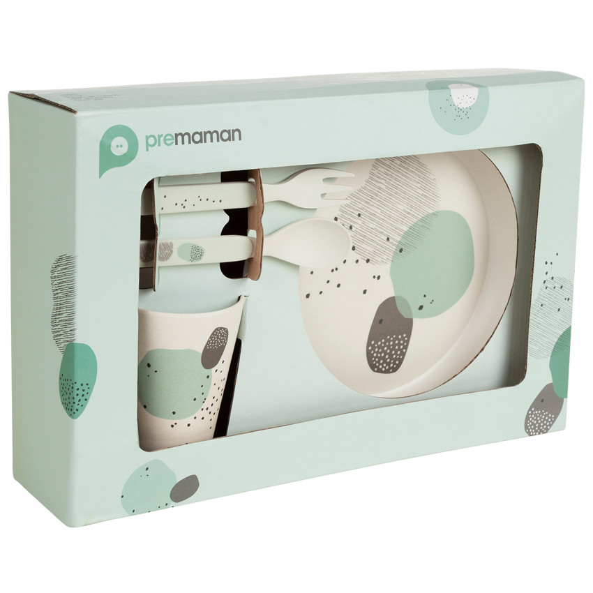 Σετ φαγητού bamboo Sweetgraphic 5τεμ. 