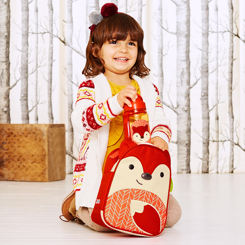  Μπουκάλι με Καλαμάκι Zoo Αλεπού 