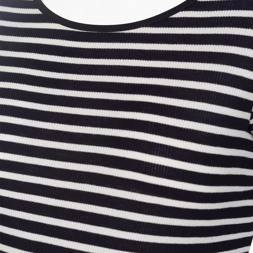 Ριγέ μακρυμάνικη τουνίκ εγκυμοσύνης. 