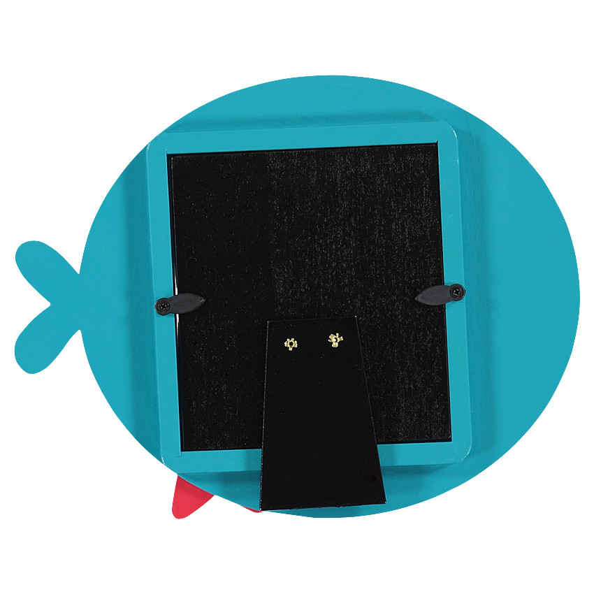 Κορνίζα φωτογραφίας από ξύλο σε σχήμα ψαριού 