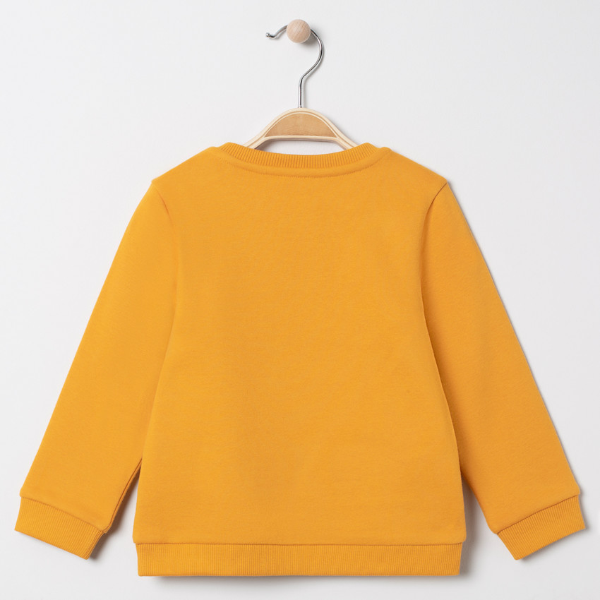 Sweat en molleton à message printé 