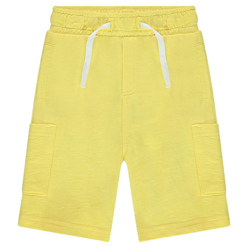 Βερμούδα από slub φανέλα με τσέπες 