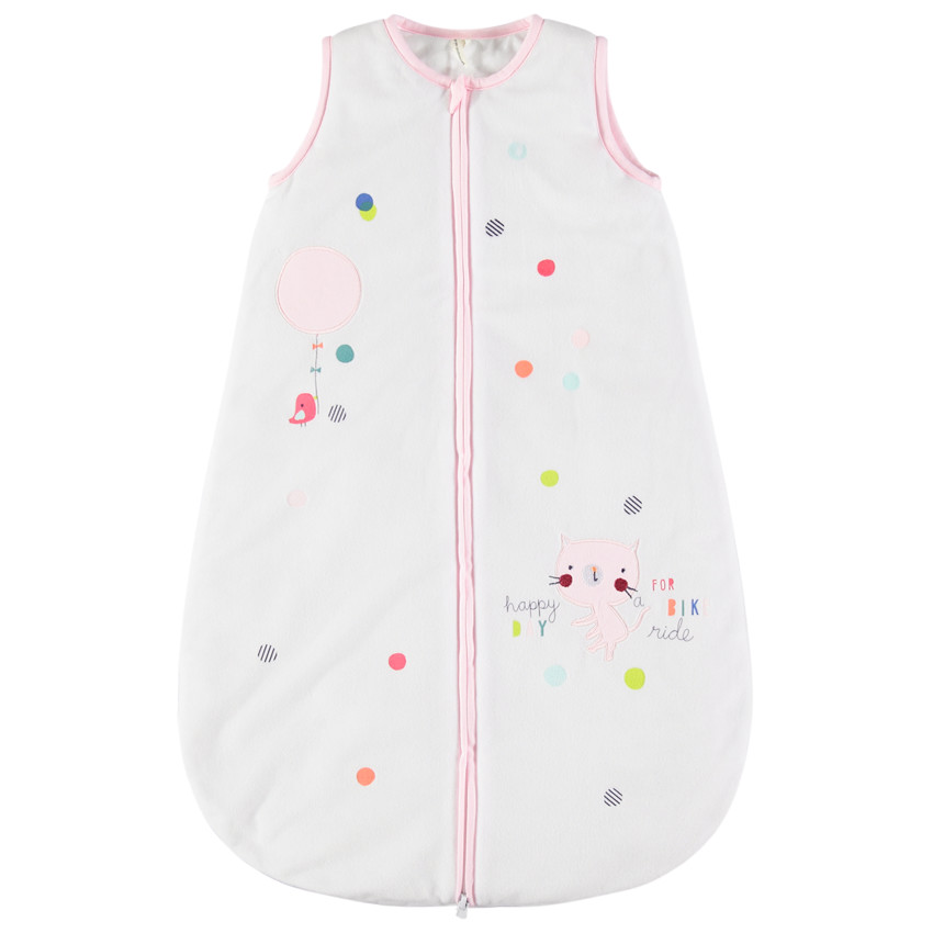 Αμάνικος υπνόσακος με χρωματιστά κεντήματα - Prémaman 