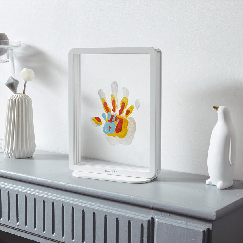 Κορνίζα με αποτύπωμα χεριών Family Touch - Ασπρο 