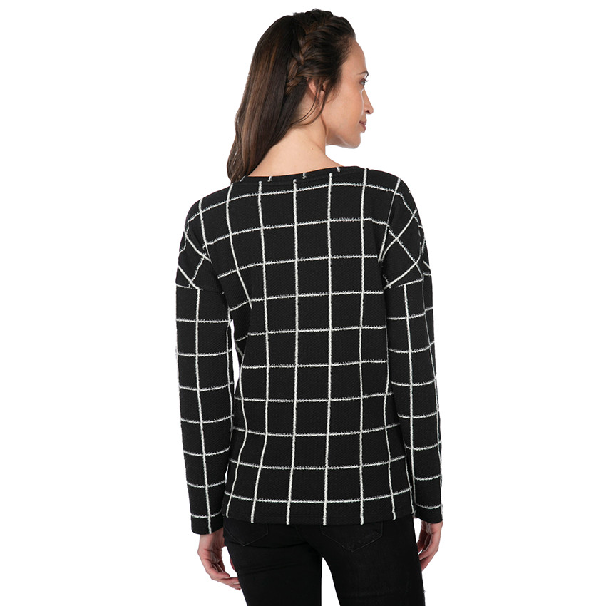 Φανελένιο φούτερ εγκυμοσύνης καρό  