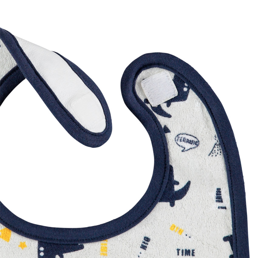 Σετ 3 σαλιάρες με μοτίβα δεινόσαυρους 