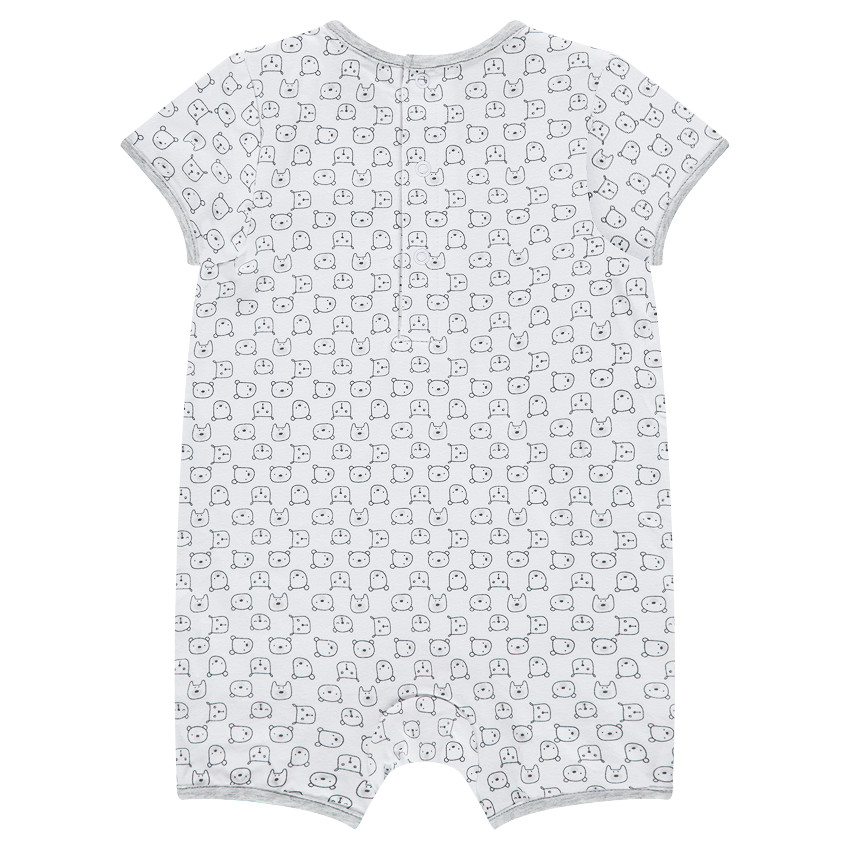 Φορμάκι από ζέρσεϊ με κοντά μπατζάκια και τυπωμένο μήνυμα 