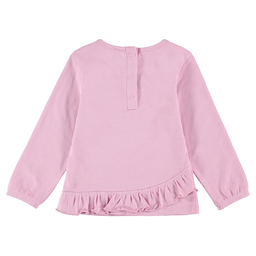 Μακρυμάνικη μπλούζα ζέρσεϊ με φεγγάρι από sherpa και φουντίτσες 