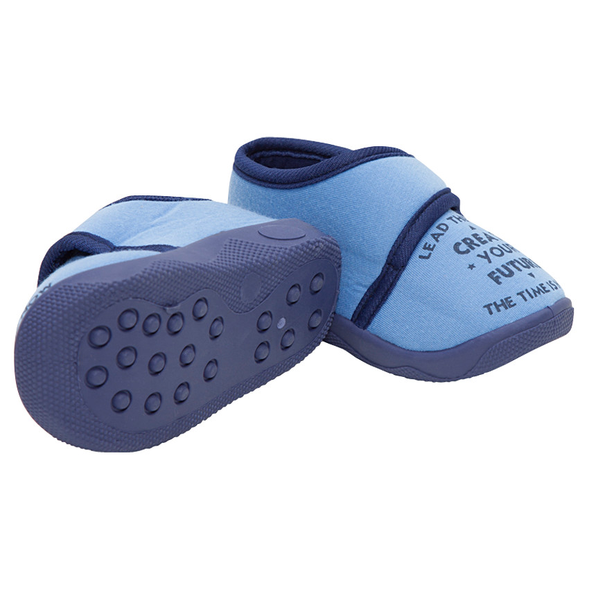 Ψηλά μονόχρωμα παντοφλάκια από ζέρσεϊ με αυτοκόλλητο βέλκρο 