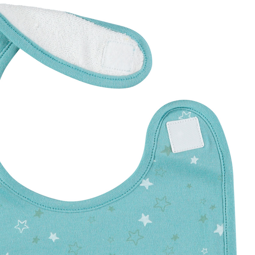 Σέτ  2 σαλιάρες με μήνυμα τυπωμένο και αστέρια 