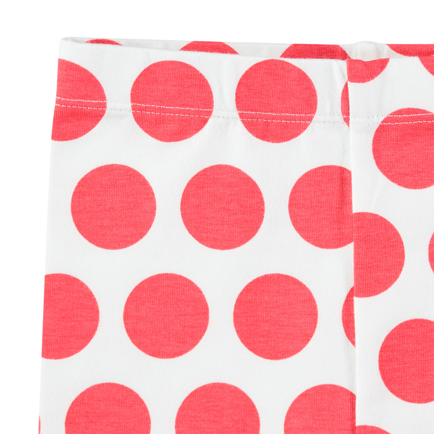 Ζέρσεϊ κολάν με μεγάλα κόκκινα πουά 