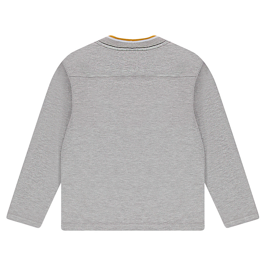 Παιδιά - Μακρυμάνικο πόλο από ζέρσεϊ με κολεγιακό γιακά 