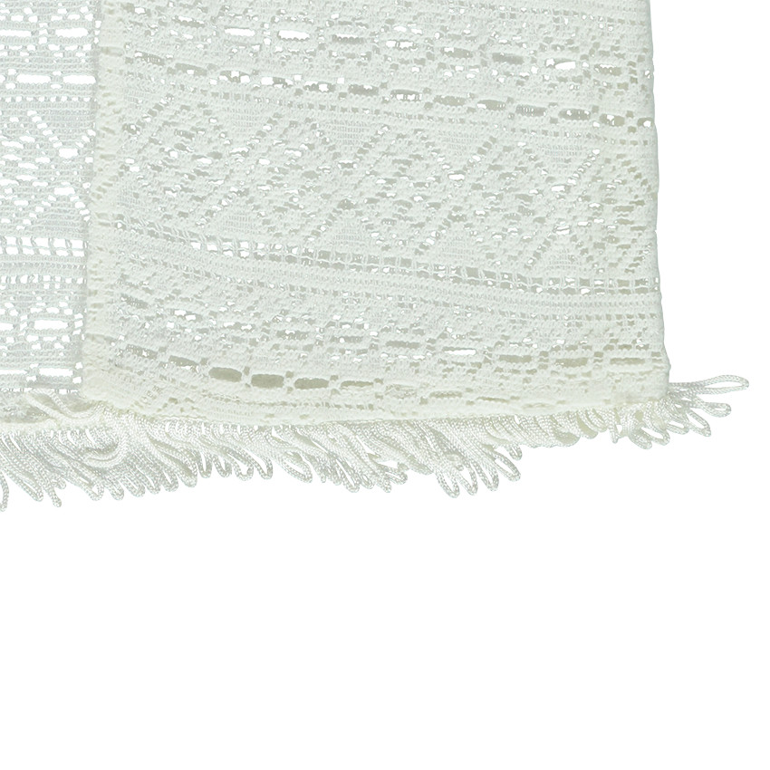 Παιδικά - Αμάνικη ζακέτα κιμονό πλεκτή στο βελονάκι, με κρόσσια 