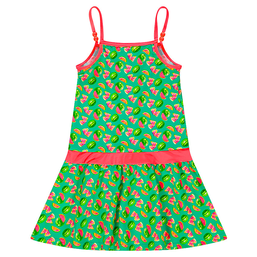 Φόρεμα για την παραλία με σχέδιο με καρπουζάκια 