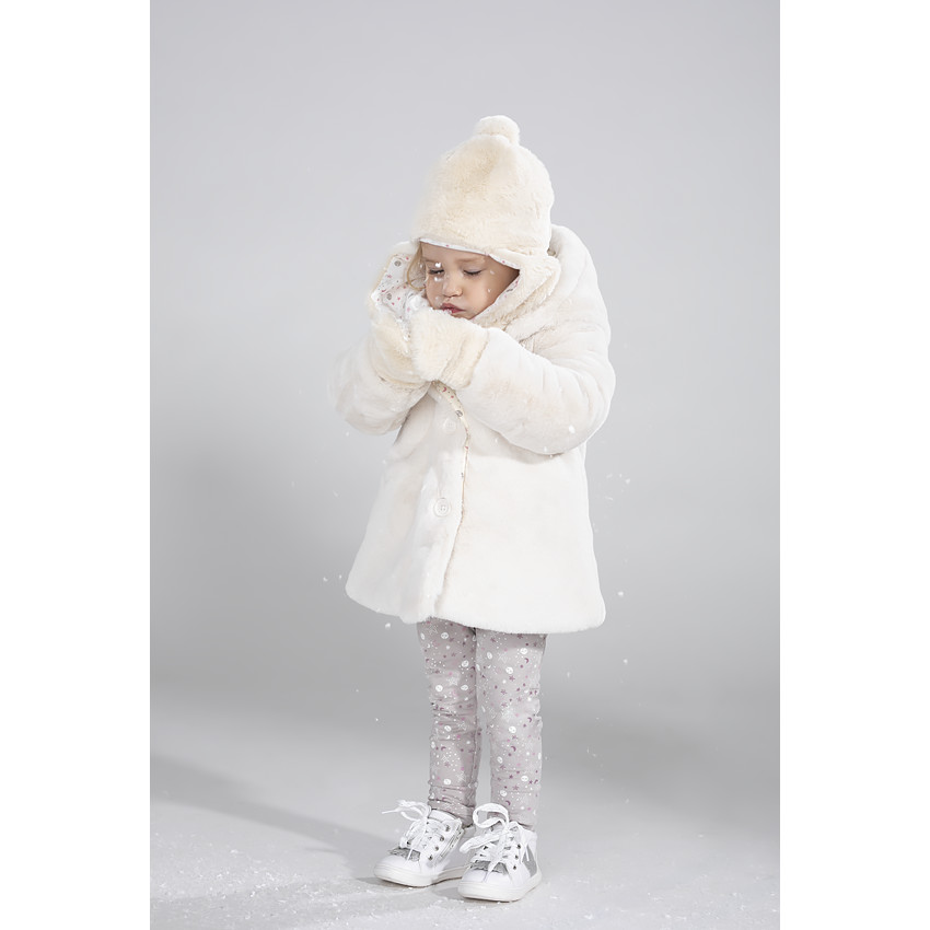 Σκούφος με ενσωματωμένο κασκόλ από sherpa και επένδυση ζέρσεϊ 