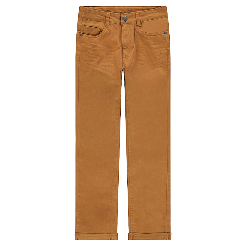 Παιδικά - Παντελόνι με τσαλακωμένη όψη και τσέπη με ανάγλυφα γράμματα 