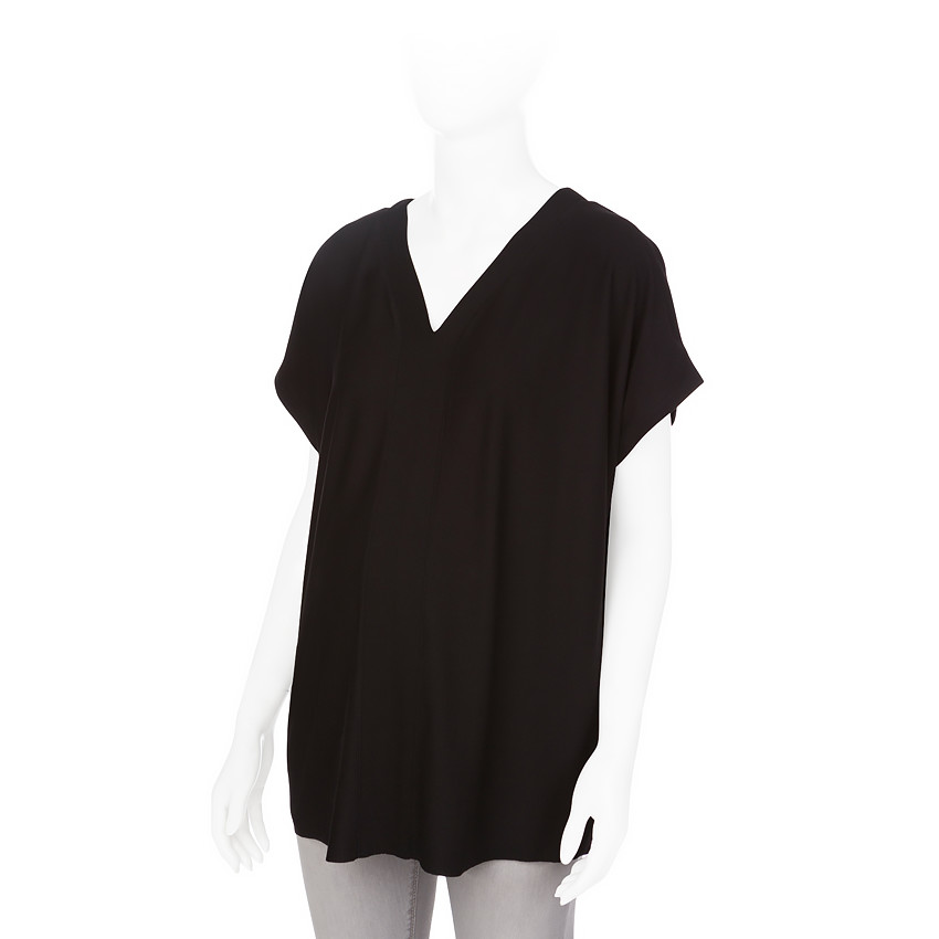 Κοντομάνικη μπλούζα εγκυμοσύνης με φόρμα κιμονό 