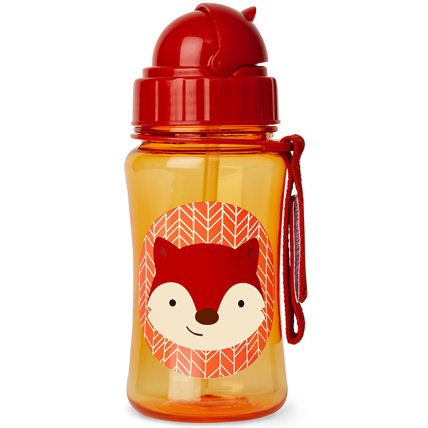  Μπουκάλι με Καλαμάκι Zoo Αλεπού 