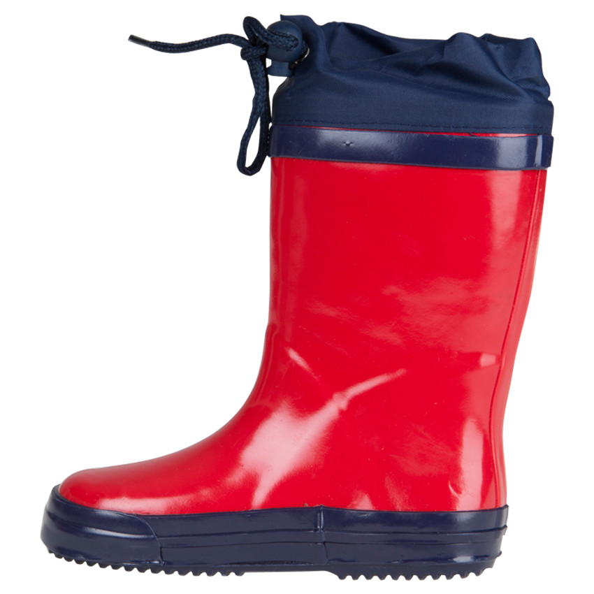 Bottes de pluie avec soufflet print drapeau 